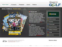 Tablet Screenshot of casopisgolf.cz